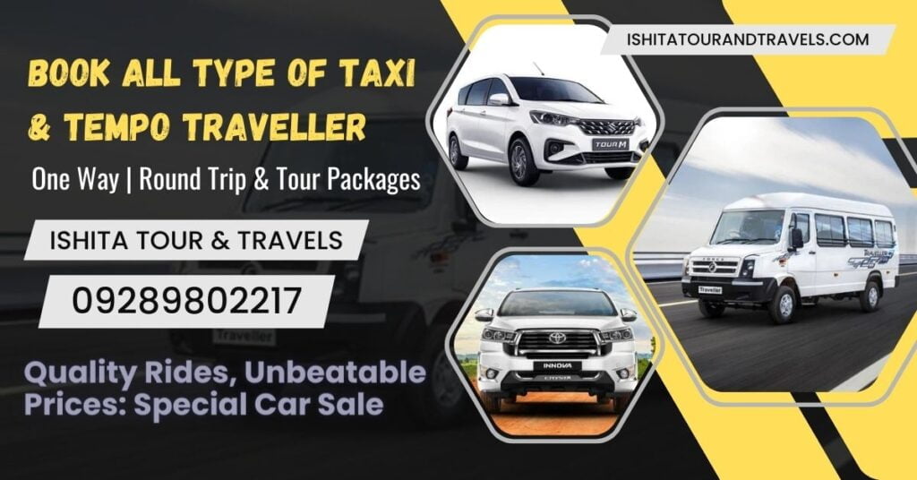 Call 09289802217 for hassle-free cab booking and enjoy a comfortable, Cheapest Price